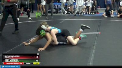 96 lbs Round 1 (8 Team) - Richie Wooten, Seagulls vs Joey Womack, Team Germantown