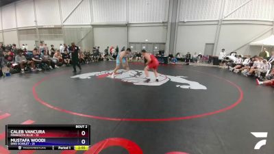 285 lbs Round 1 (8 Team) - Caleb Vancura, Minnesota Blue vs Mustafa Woodi, Ohio Scarlet