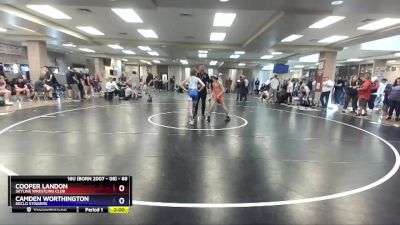 88 lbs Round 1 - Cooper Landon, Skyline Wrestling Club vs Camden Worthington, Declo Stingers