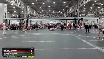 120 lbs Round 1 (8 Team) - Rylan Campbell, TNWC White vs Blake Dergham, Grit Mat Club