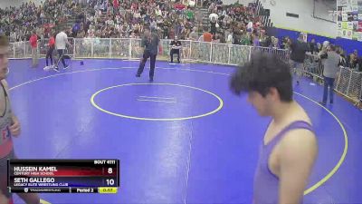 215 lbs Cons. Round 2 - Cayden Baker, Scappoose Wrestling vs Juan-Pablo Munguia, McDaniel High School