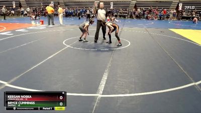 84 lbs Placement (4 Team) - Keegan Noska, LPGE/B Wolves vs Bryce Cummings, Sartell