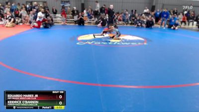 53-56 lbs Round 4 - Keidrick O`Bannon, FordDynastyWrestlingClub vs Eduardo Mares Jr, Mat Demon Wrestling Club