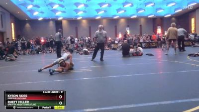 61 lbs Semifinal - Rhett Miller, Greater Heights Wrestling vs Kyson Sides, Missouri Outlaws