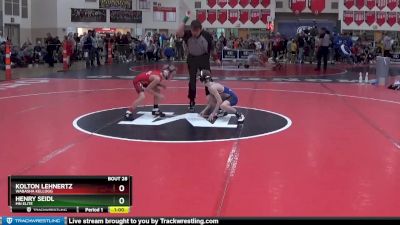 70 lbs Round 2 - Henry Seidl, MN Elite vs Kolton Lehnertz, Wabasha Kellogg