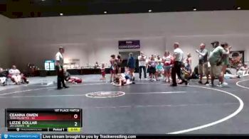 110 lbs Finals (2 Team) - Lizzie Dollar, Jay County vs Ceanna Owen, Team Palmetto