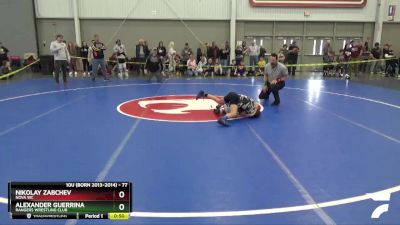 77 lbs Champ. Round 1 - Alexander Guerrina, Rangers Wrestling Club vs Nikolay Zabchev, Nova WC