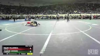 5A-113 lbs Quarterfinal - Felipe Villarreal, Duncan vs Maddox Jackson, Claremore