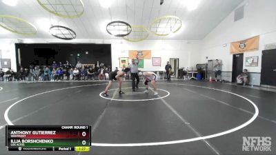 165 lbs Quarterfinal - Anthony Gutierrez, Westmont vs Illia Borshchenko, Los Altos