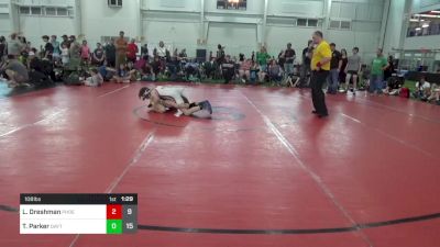 108 lbs Semifinal - Lee Dreshman, Phoenix W.C. vs Takoda Parker, Dayton Bandits - Black