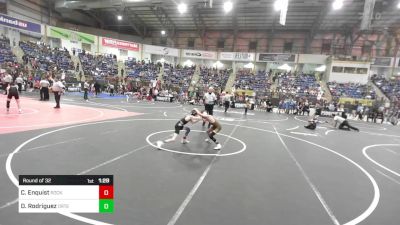 70 lbs Round Of 32 - Connor Enquist, Rocky Heights Middle School vs Davian Rodriguez, Ortega Middle School