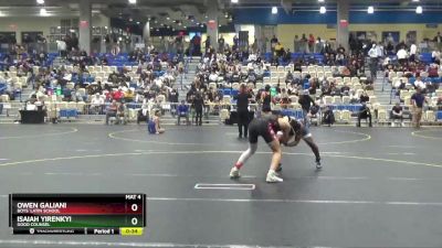 157 lbs Cons. Round 3 - Owen Galiani, Boys` Latin School vs Isaiah Yirenkyi, Good Counsel