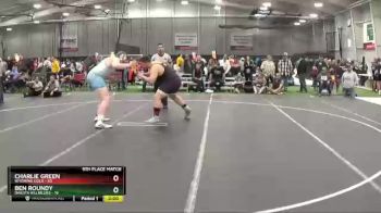 285 lbs Placement Matches (8 Team) - Ben Roundy, Dakota Hillbillies vs Charlie Green, Wyoming Gold