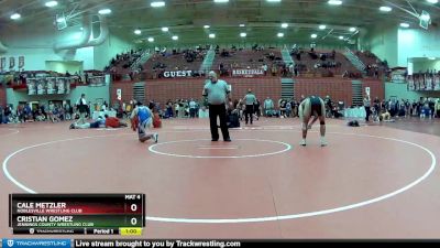 195 lbs Cons. Round 5 - Cale Metzler, Noblesville Wrestling Club vs Cristian Gomez, Jennings County Wrestling Club