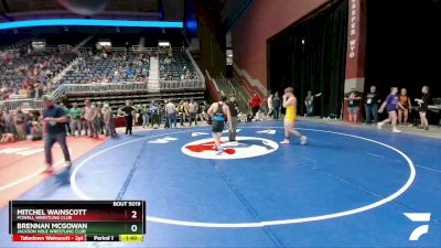 165-175 lbs Semifinal - Brennan McGowan, Jackson Hole Wrestling Club vs Mitchel Wainscott, Powell Wrestling Club