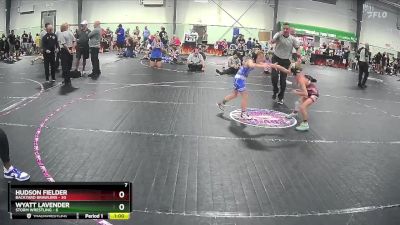 60 lbs Round 2 (4 Team) - Hudson Fielder, Backyard Brawlers vs Wyatt Lavender, Storm Wrestling