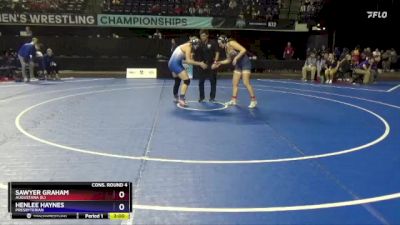 170 lbs Cons. Round 4 - Henlee Haynes, Presbyterian vs Sawyer Graham, Augustana (IL)