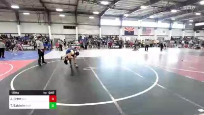 138 lbs Consi Of 16 #2 - Jayro Ortez, Silverback WC vs Teegan Baldwin, Unattached