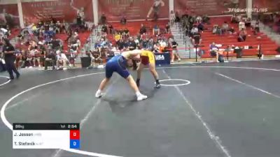 86 kg Consolation - Jack Jessen, Wildcat Wrestling Club vs Travis Stefanik, New Jersey RTC