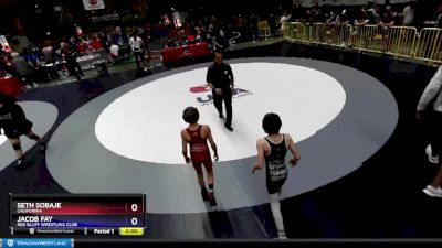 67 lbs 3rd Place Match - Seth Sobaje, California vs Jacob Fay, Red Bluff Wrestling Club