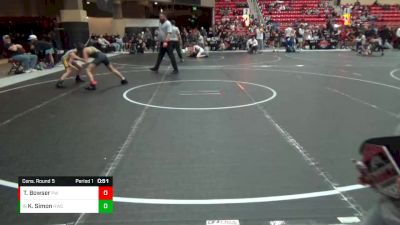 84 lbs Cons. Round 5 - Kade Simon, Hays Wrestling Club vs Ty Bowser, Predator Wrestling