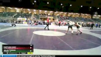 160 lbs Round 3 (4 Team) - Bruin Thomas, 3A Burns vs Matthew Eddy, 3A Willamina/Falls City