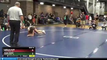142 lbs Round 5 (6 Team) - Laylla Liles, Texas Black vs Mari Manz, FEWTeamIowa