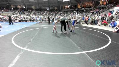 49 lbs Round Of 32 - Beckam Kolar, Smith Wrestling Academy vs Xander Tripp, Checotah Matcats