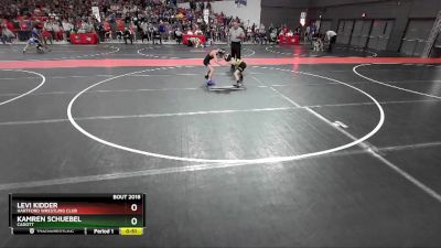 70 lbs Champ. Round 1 - Kamren Schuebel, Cadott vs Levi Kidder, Hartford Wrestling Club