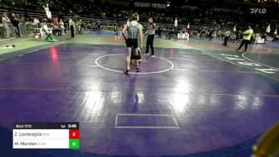 136 lbs Round Of 16 - Zack Lombreglia, Iron Horse vs Michael Marston, Olympic