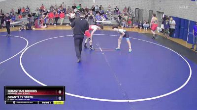 100 lbs Quarterfinal - Sebastian Brooks, McDaniel High School vs Grantley Smith, Scappoose Wrestling