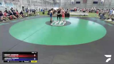 113 lbs 2nd Wrestleback (16 Team) - Grady Iverson, North Dakota Red vs Adrian Fierros, Team Texas B