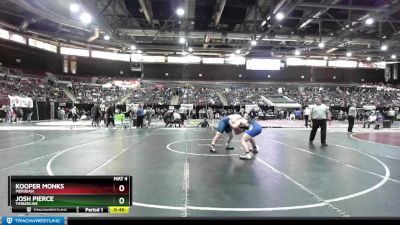 220 lbs Cons. Round 2 - Kooper Monks, Meridian vs Josh Pierce, Timberline