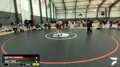 132 lbs 1st Place Match - Dmytro Chubenko, Ohio vs Rhett Peak, Cowboy Wrestling Club