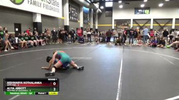 106 lbs Round 1 (6 Team) - Aishwarya Kothalanka, SOTM Pink vs Alyia Abbott, Valkyrie Of Goldfinch