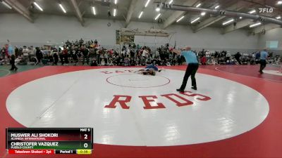 150 lbs Cons. Round 4 - Muswer Ali Shokori, Alameda International vs Christofer Vazquez, Pueblo County