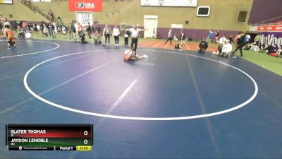 102 lbs Cons. Round 3 - Slater Thomas, IA vs Jaydon LeNoble, WI