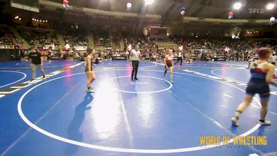 115 lbs Round Of 16 - Abbey Miller, HURRICANE WRESTLING ACADEMY vs Kaylyn Harrill, The Best Wrestler