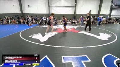 144 lbs Quarterfinal - Cayson Mastberg, Mat-Su Matmen vs Oscar Rojas, Tri Cities Wrestling Club