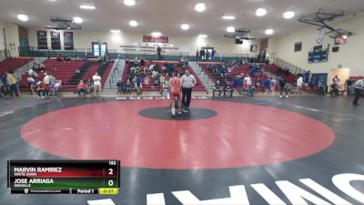 132 lbs 5th Place Match - Marvin Ramirez, White Swan vs Jose Arriaga, Oroville