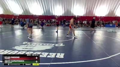 115-117 A Round 2 - Kylen Parsons, Creston vs Heath Safratowich, Park Rapids