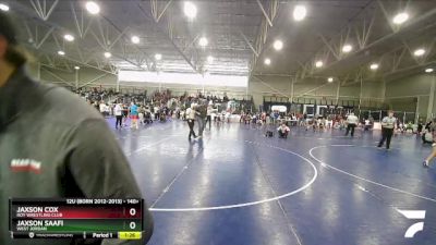 140+ Round 1 - Jaxson Cox, Roy Wrestling Club vs Jaxson Saafi, West Jordan