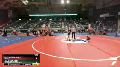 100 lbs Quarterfinal - Allie Walker, Thunder Basin High School vs Ellyse Rimmasch, Central