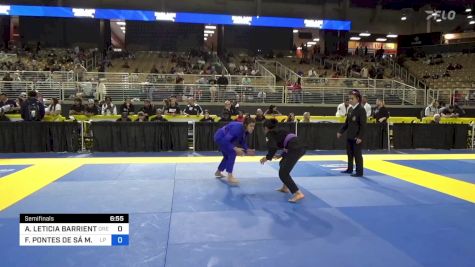 ADRIANNA LETICIA BARRIENTOS vs FERNANDA PONTES DE SÁ M. MOURA 2024 Pan Jiu Jitsu IBJJF Championship