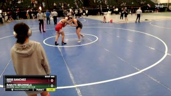 172-192 lbs Round 5 - Raelyn Brummels, Elkhorn Valley Wrestling Club vs Gese Sanchez, Yuma