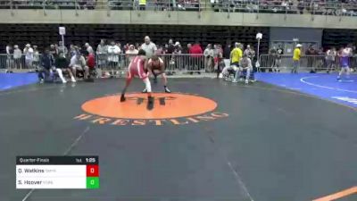 125 lbs Quarterfinal - Quantez Watkins, Smyrna, DE vs Sam Hoover, York, PA