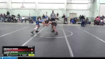 110 lbs Round 2 (8 Team) - Nicholas Arado, NCWAY vs Kaiden Bowling, Rampage