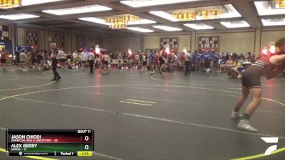 180 lbs Round 4 (6 Team) - Alex Berry, SVRWC vs Jason Chiodi, American MMA & Wrestling