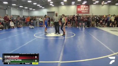 83 lbs Champ. Round 2 - Christian Platon, Ramblers vs Ryder Gillispie, Bull Island Grappling