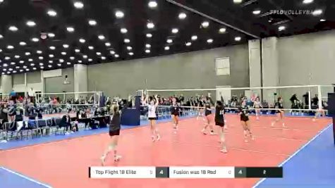 Top Flight 18 Elite vs Fusion was 18 Red - 2022 JVA World Challenge presented by Nike - Expo Only